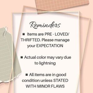 Thrifted Fashion Reminder